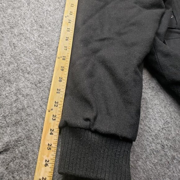 Coogi Bomber Jacket Mens 2XL Wool Blend Vintage Y2K Heavy Metal Buttons Full Zip - Picture 5 of 13